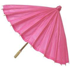 Hot Pink Paper Umbrella Image